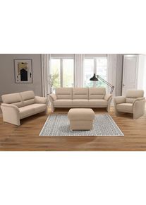 DOMO collection 2-Sitzer »Pina in beige, Größe B/H/T: 159 cm x 95 cm x 88 cm