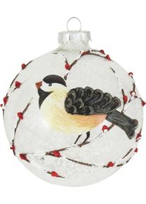 Krebs Glas Lauscha Weihnachtsbaumkugel »CBK50317 in rot, Größe 10 cm