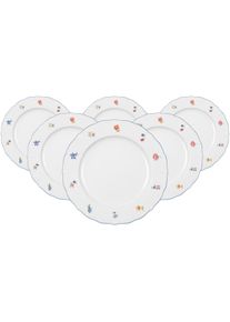 Seltmann Weiden Speiseteller &raquo;Speiseteller Sonate Nostalgie &oslash; 26,2 cm 6er Set wei&szlig;&laquo;