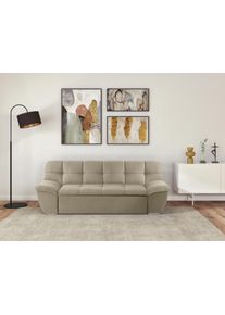 DOMO collection 2-Sitzer »Splash in braun, Größe B/H/T: 211 cm x 76 cm x 96 cm