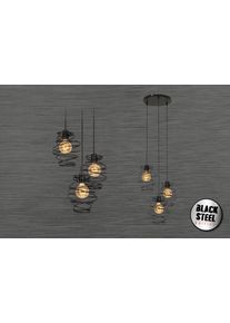 Briloner Leuchten LED Pendelleuchte »SWIRL« in schwarz