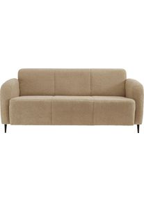 Inosign 3-Sitzer »Marone« in beige, Größe B/H/T: 185 cm x 76 cm x 90 cm