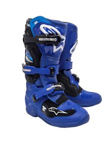 Alpinestars Tech 7S Yamaha, stivali giovani , colore: Blu/Nero/Bianco , dimensione: 7 US