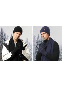 Men's Winter Warm Hat, Scarf & Gloves Set - 4 Colours!