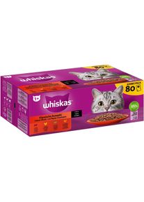 whiskas Pouch Multipack 1 + Auswahl in Sauce 80x85g