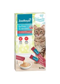 ZooRoyal Katzenschleckies mit Huhn und Schinken 24x15 g