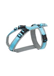annyx Brustgeschirr Open Fun grau/ eisblau XXS