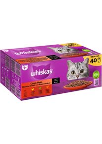 whiskas Multipack 1+ Klassische Auswahl in Sauce 40x85g