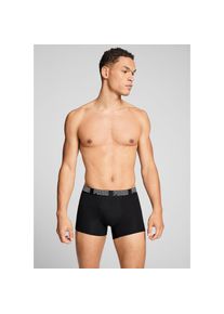 Puma, Herren, Boxer &raquo;Everyday Hipster&laquo; Packung, 2er-Pack, ohne Eingriff, Logobund, grau-meliert, schwarz, M, grau-meliert, schwarz, Herren-Unterhosen 