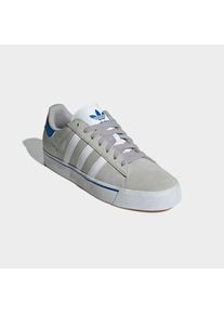 adidas originals, Damen, Sneaker &raquo;CAMPUS VULC&laquo; mit klassischem Canvas-Obermaterial, Grey Two / Cloud White / Blue, 43, Grey Two / Cloud White / Blue, 