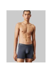 Calvin Klein Underwear, Herren, Boxer &raquo;BOXER BRIEF 3PK&laquo; Packung, 3er-Pack, mit l&auml;ngerem Bein & Logo-Elastikbund, BLACK, OLIVE LEAVES, TURBULENCE, S (