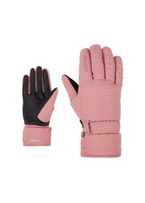 Ziener, Damen, Skihandschuhe &raquo;KISAR-Z AS glove lady&laquo;, rose blossom, 7, rose blossom, atmungsaktive, wasser- und winddichte AQUASHIELD Membran