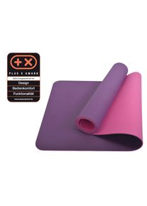 Schildkröt Schildkröt , Yogamatte »Yogamatte 4mm BICOLOR - Violett/Rosa« Inkl. Tasche mit Kordelzug / PVC frei , Violett/Rosa