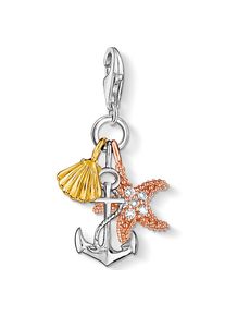 Thomas Sabo , Damen,Jugendliche , Charm-Einhänger »Sommer/ Strand, 0919-425-14« mit Zirkonia (synth.) ,...
