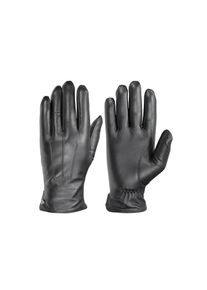 Pearlwood, Herren, Lederhandschuhe &raquo;CLIFF&laquo; 1 Paar, weiches Fleecefutter, Dekorative Ziern&auml;hte, black, black, Herrenhandschuhe von Pearlwood