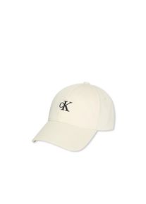 Calvin Klein , Baseball Cap »MONOGRAM EMBROIDERY BASEBALL CAP« Mit festem Schirm , Bone White