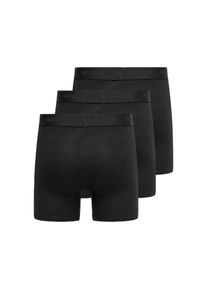 Only & Sons ONLY & SONS, Herren, Trunk &raquo;ONSFITZ SOLID BLACK TRUNK 3PACK NOOS&laquo; Packung, 3 Stk., black white waist, 3 Stk., XXL -3 Stk., black white waist, Mit 