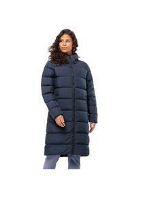 Jack Wolfskin, Damen, Daunenmantel &raquo;FROZEN PALACE COAT W RDS&laquo; W&auml;rmend, winddicht, Daunenjacke, night blue, XL (46), night blue, isolierter Mantel mit 