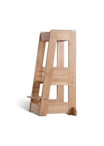 tiSsi Lernturm , Buchefarben , Holz , Buche , massiv , 40x91x45 cm , Made in Europe , Babymöbel & Kindermöbel, Babyzimmer, Hochstühle, Lerntürme