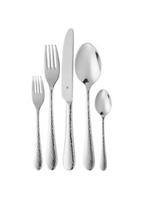 WMF Besteckset , Grau , Metall , 30-teilig , 27x57x43.5 cm , ergonomischer Griff , Besteck, Besteck-Sets