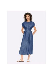 Heine , Damen , Sommerkleid »Kleid« Pattentaschen , jeansblau , Normalgrößen , 34 -Normalgrößen , 34 , pflegeleichte Qualität