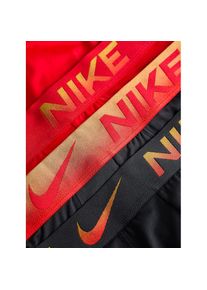 NIKE Underwear, Herren, Hipster &raquo;HIP BRIEF 3PK&laquo; Packung, 3er, 3 Stk. mit NIKE Logo-Elastikbund, UNI RED/ BLK/BLK MTLLIC GRADIENT WB, 3 Stk., XL -3 Stk