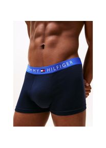 Tommy Hilfiger Underwear, Herren, Trunk &raquo;3P TRUNK WB&laquo; Packung, 3er, 3 Stk. mit Logobund, D Sky/Fmy Ocn/Nob Blu, 3 Stk., XXL (56) -3 Stk., D Sky/Fmy 