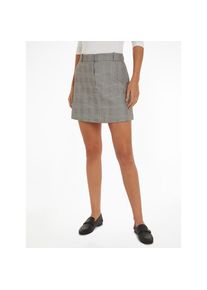 Tommy Hilfiger , Damen , Bleistiftrock »POW CHECK SHORT SKIRT« Global Serie TH WOMEN, Webrock im Karodessin , Global Stp Check/ S/ Texture H Grey ,...