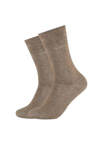 Camano, Damen, Socken &raquo;ca-soft&laquo; 4 Paar, 4 Stk. tlg. mit verst&auml;rktem Fersen- und Zehenbereich, camel-meliert, 39-42, camel-meliert, Socken von Camano