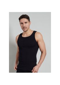 Tom Tailor, Damen, Tanktop &raquo;Montana&laquo; 2er Pack, Rundhalsausschnitt, slim fit, basic, elastisch, h&uuml;ftbedeckend, black, S, black, Herren Unterhemd von 