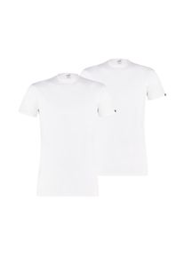 Puma, Damen, T-Shirt 2er-Pack, Rundhalsausschnitt, Kurzarm, Regular Fit, elastisch, wei&szlig;, M, wei&szlig;, T-Shirt von Puma