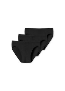 uncover by Schiesser, Damen, Minislip &raquo;Uncover Cotton&laquo; 3er Pack, ohne Eingriff, Baumwollmix, elastisch, 000-Schwarz, M, 000-Schwarz, Herren Slips aus 