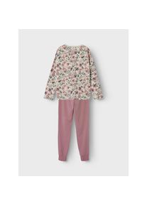 name it, Herren, Pyjama &raquo;NKFNIGHTSET NOSTALGIA FLOWER NOOS&laquo; Set, 2 tlg. in Basic-Form, Nostalgia Rose, 86 (92), Nostalgia Rose, Toller Schlafanzug von