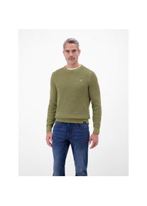 Lerros, Herren, Strickpullover &raquo; Herren Crewneck-Stricker in Strukturqualit&auml;t&laquo;, ALOE GREEN, XXL, ALOE GREEN, Fein-gerippte, weiche Struktur