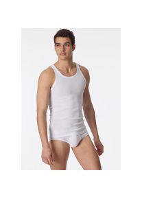 Schiesser, Herren, Unterhemd &raquo;Original Classics&laquo; 3er-Pack, mit Markenlabel, 100-wei&szlig;, 4, 100-wei&szlig;, Unterhemd von Schiesser