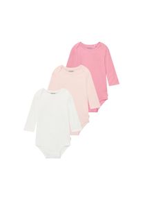 HUGGIES babywear, Unisex, Langarmbody &raquo;HUGB 3PK BODYSUIT&laquo; Packung, 3 Stk. 3er-Pack, in Ripp-Optik, HUGGIES WILD ROSE, HUGGIES WILD ROSE, Bodys von 