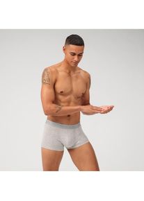 OLYMP, Herren, Boxershorts Packung, 3er, 3 Stk. mit Logodruck am Bund, grau, 3 Stk., S -3 Stk., grau, 3er Pack Boxershorts von OLYMP