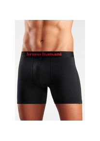 Bruno Banani, Herren, Boxer &raquo;Boxershorts f&uuml;r Herren&laquo; Packung, 4 Stk. mit l&auml;ngerem Bein und auff&auml;lligen Logobund, schwarz, 4 Stk., M -4 Stk., schwarz, 