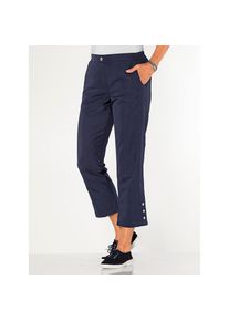 Classic Basics, Damen, 7/8-Hose, marine, Normalgr&ouml;&szlig;en, 40 -Normalgr&ouml;&szlig;en, marine, r&uuml;ckw&auml;rtiger Dehnbund