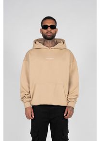 MJ Gonzales, M&aelig;nd, Sweatshirt, Beige / Lilla / Hvid, St&oslash;rrelse M