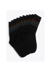 wäschepur wäschepur , Damen , Socken 10 Paar tlg. , schwarz , 2/39 , 2/39 , Baumwoll-Qualität