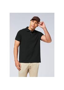 Chiemsee, Damen, Poloshirt, Black Beauty, XL (56/58), Black Beauty, Chiemsee Herren-Polo im Basic-Stil mit Logo-Print