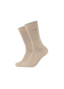 Camano, Damen, Socken &raquo;ca-soft&laquo; 4 Paar, 4 Paar tlg. mit verst&auml;rktem Fersen- und Zehenbereich, sand-melange, 43-46, sand-melange, Socken von Camano