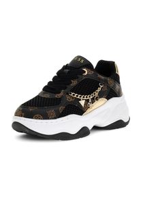 Guess Trampki niskie 'HARPAA' dla kobiet brązowy / czarny Rozmiar 36
