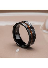 Holzkern Rings Men Titan und Obsidian