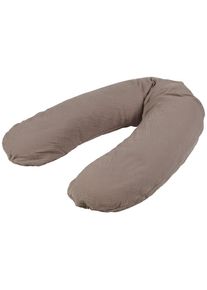 Patinio Stillkissen , Taupe , Textil , 40 l , F&uuml;llung: EPS Mikroperlen,EPS Mikroperlen , 35x190 cm , Oeko-Tex&reg; Standard 100 , Bezug abnehmbar, Bezug waschbar, schadstoffgepr&uuml;ft, mit Rei&szlig;verschluss , F&uuml;ttern, Stillen, Stillkissen
