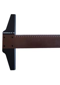 Kunststof trekrail 100cm Rumold 345100 GMT met mm-verdeling