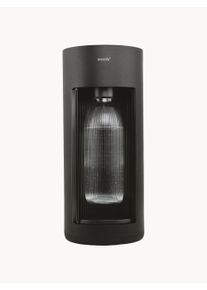 MYSODA Satur&aacute;tor s fľa&scaron;ou Glassy Čierna Drevo, Kov R&ocirc;zne veľkosti