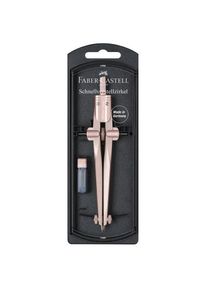 Schnellverstellzirkel Stream rosé Faber-Castell 174540