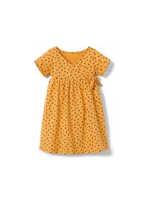 Tchibo - Gyerek jersey ruha - l&aacute;ny - m&eacute;ret 122/128 - fekete/p&ouml;tty&ouml;s